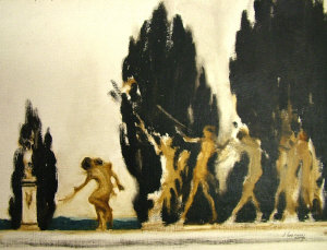 Appraisal: Circle of Charles Sims RA RWS RWA - - Dancers