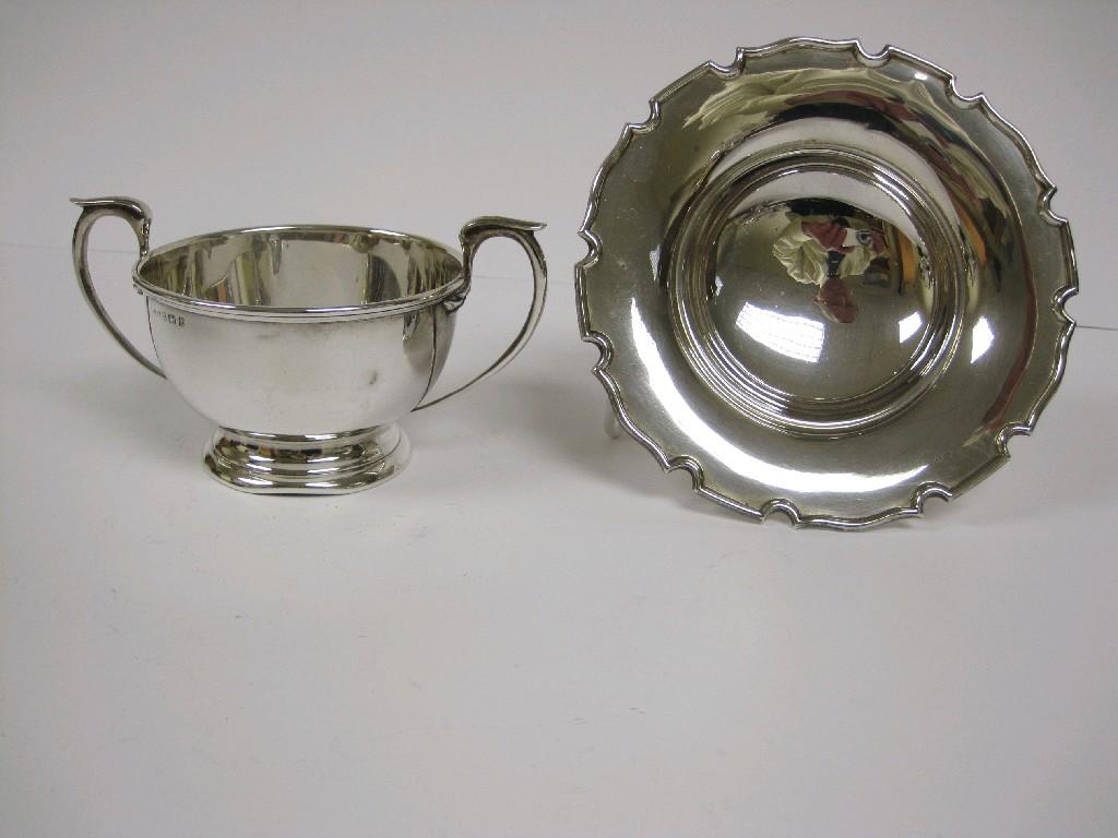 Appraisal: A George V two handled Sugar Bowl Birmingham and a