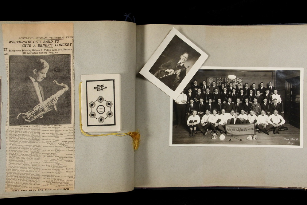 Appraisal: RUDY VALLEE'S FRESHMAN COLLEGE SCRAPBOOK - Class of University of