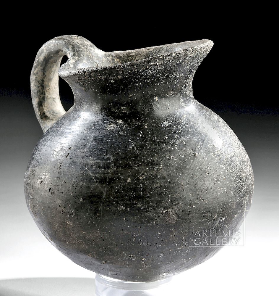 Appraisal: Ancient Anatolian Yortan Blackware Jug Originally Listed At Asia Minor