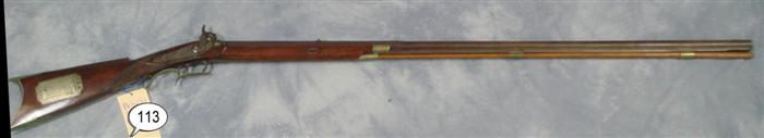 Appraisal: Golcher circa half stock percussion rifle cal bbl James Golcher