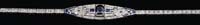 Appraisal: DIAMOND SAPPHIRE BRACELET Beautiful kt white gold bracelet has center