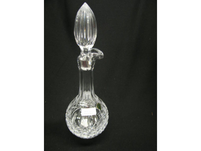 Appraisal: Waterford Cut Crystal Claret Decanter Sherburne pattern signed