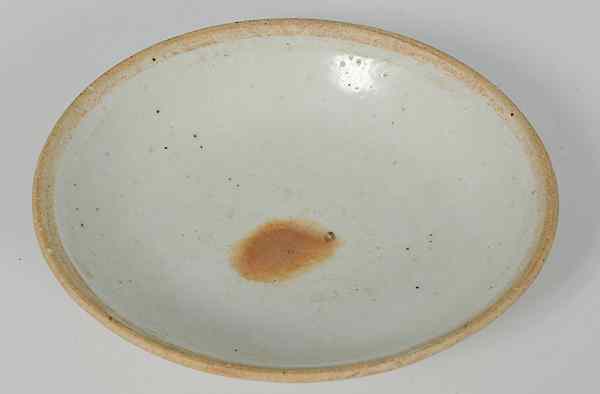 Appraisal: Chinese Dish China A round footed dish with a blue-ish