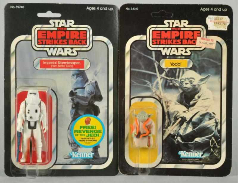 Appraisal: Lot of Star Wars Carded Figures Description Empire Strikes Back