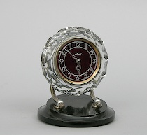 Appraisal: A Russian Art Deco Desk Clock Art Deco clock has