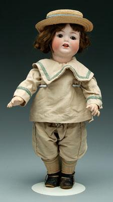 Appraisal: Heubach Koppelsdorf bisque head doll jointed composition body sleep eyes