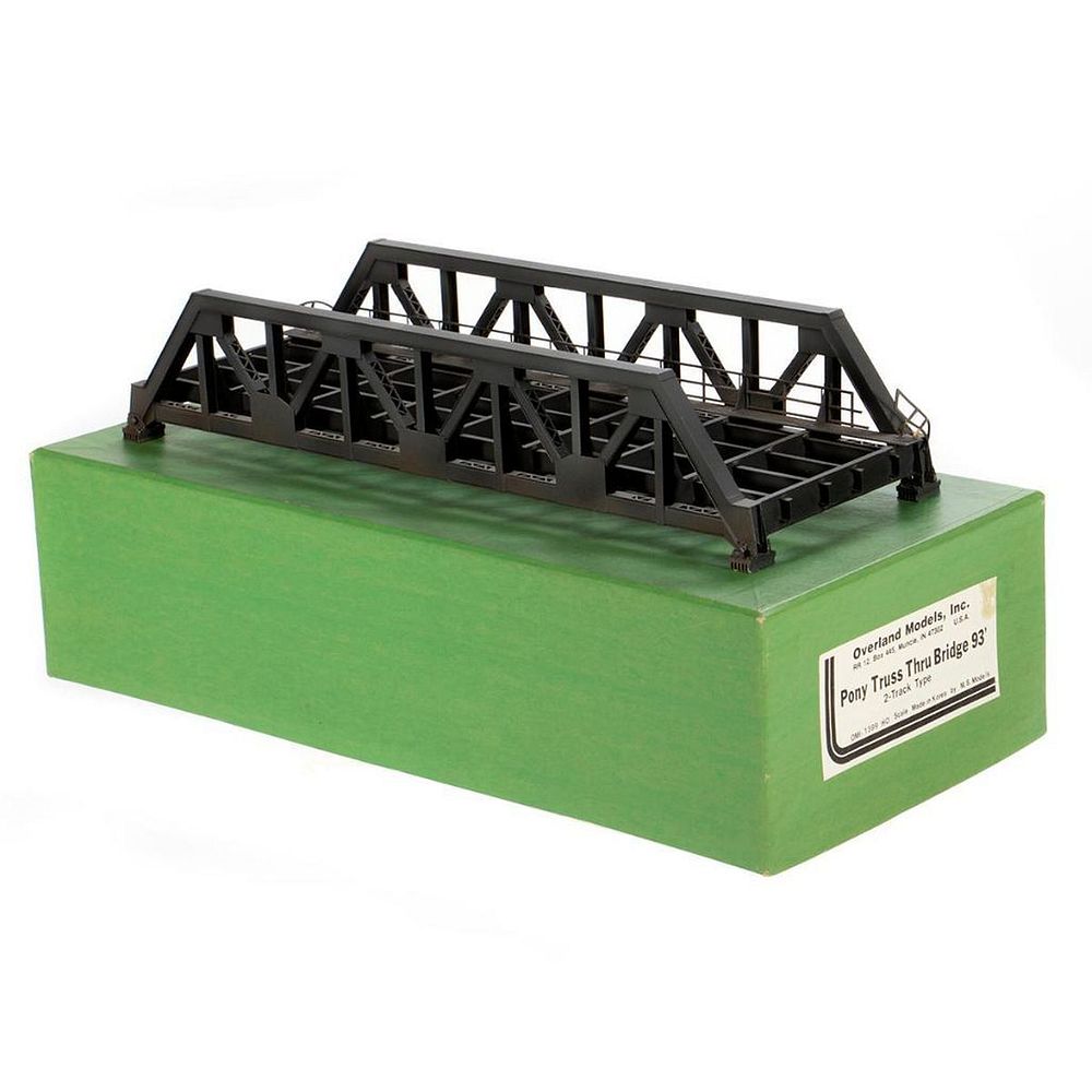 Appraisal: HO Gauge Overland Models Pony Truss Thru Bridge ' track