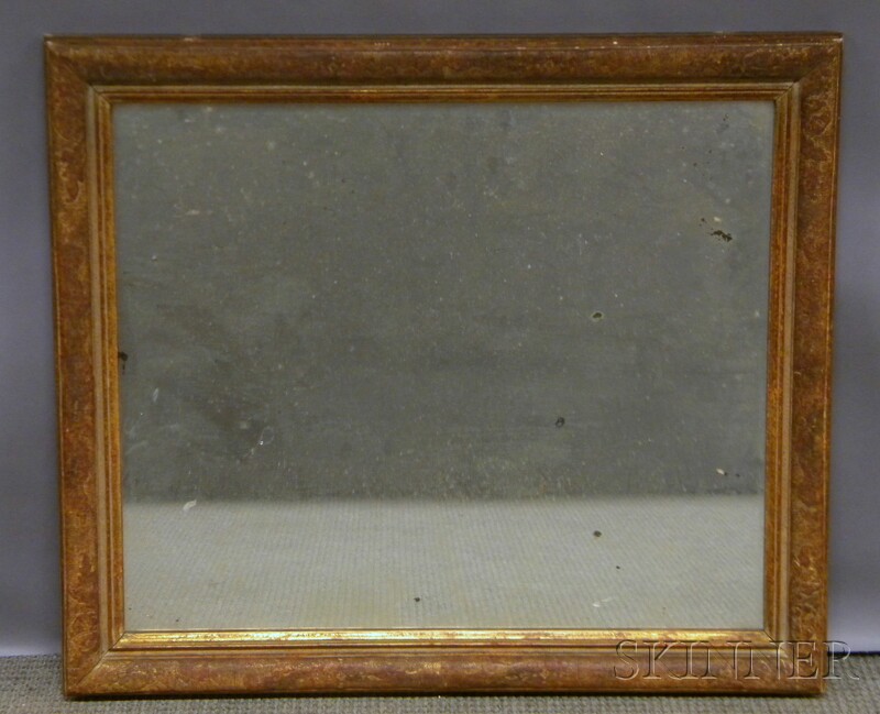 Appraisal: Newcomb-Macklin Frame with Mirror Plate label on reverse rabbet x