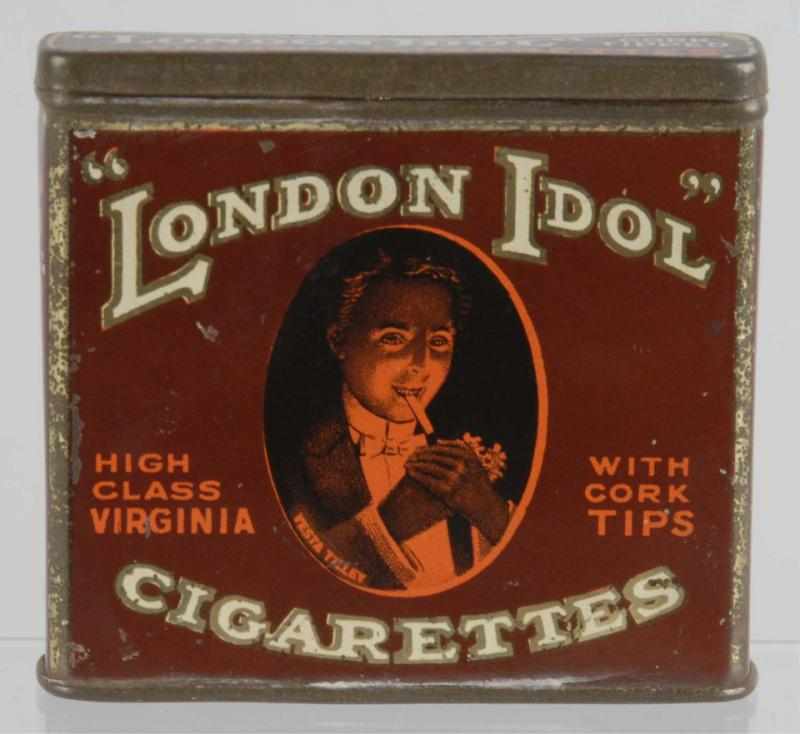 Appraisal: London Idol Vertical Pocket Tin Description Some light scratching and