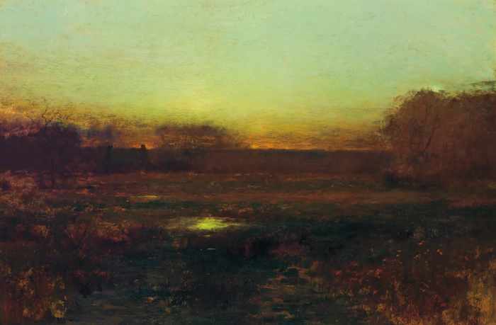 Appraisal: BRUCE CRANE American - ''The Fading Light'' oil on canvas