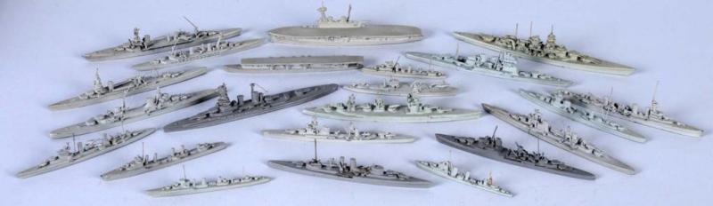 Appraisal: Lot of Lead Warship ID Models Condition Excellent Size Largest