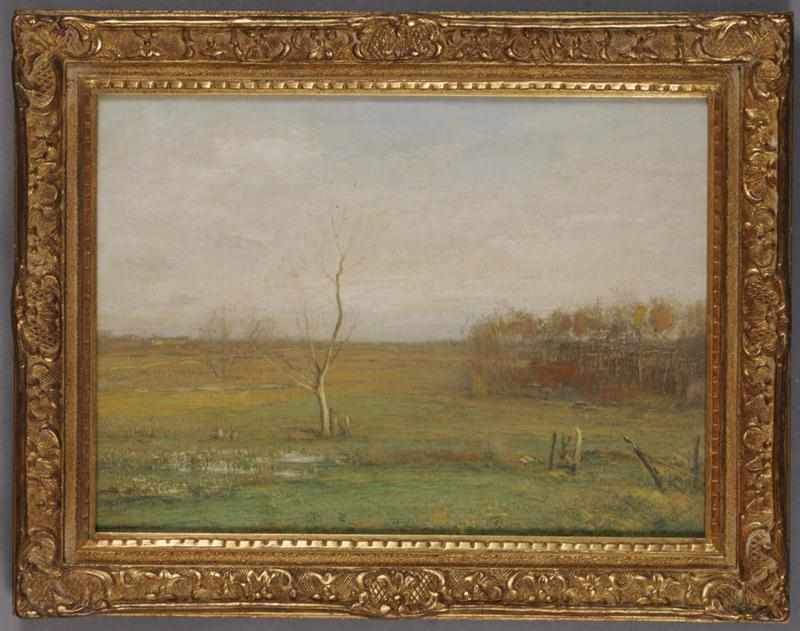 Appraisal: JOHN FRANCIS MURPHY - AUTUMN DAY Oil on canvas signed