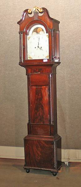 Appraisal: A George IV mahogany tall case clock first quarter th