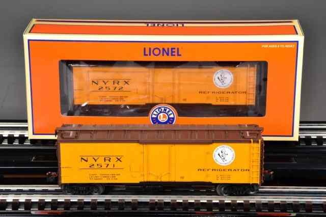 Appraisal: LIONEL NYC STEEL-SIDED REEFERSIncluding two identical NYC steel sided reefers