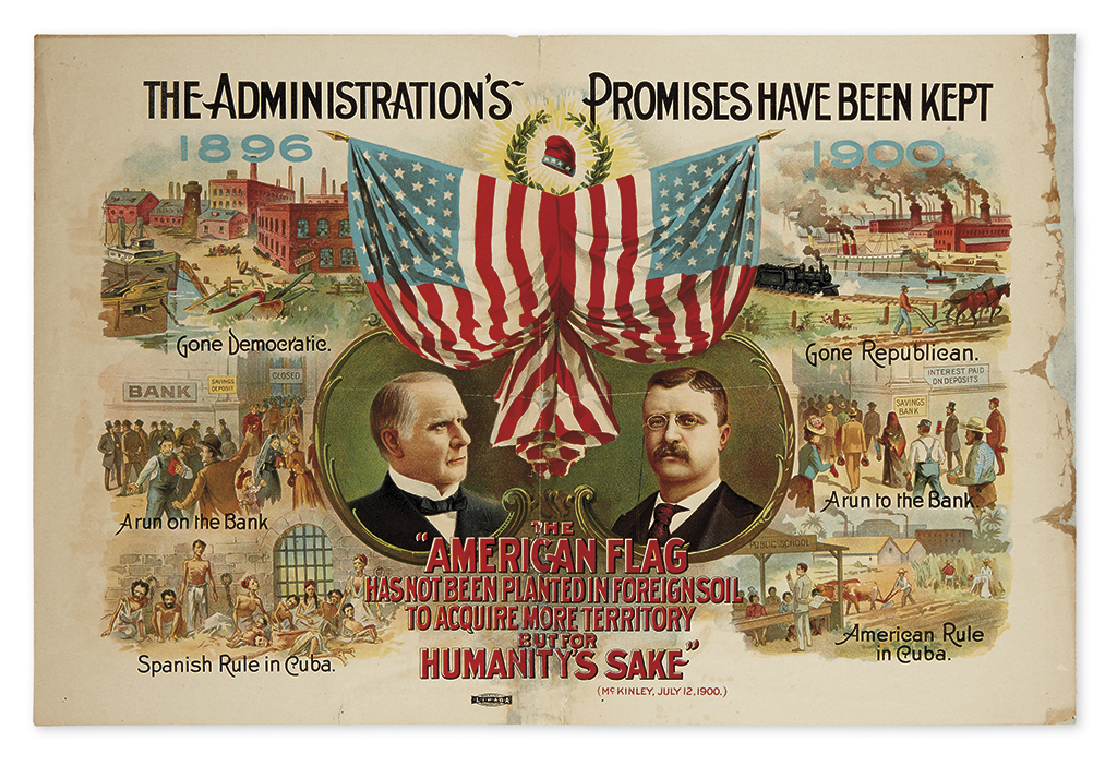 Appraisal: PRESIDENTS-- CAMPAIGN The Administration's Promises Have Been Kept Chromolithograph x