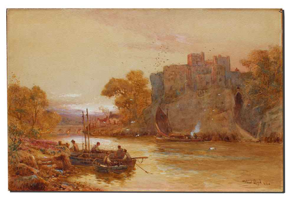 Appraisal: LLOYD Stuart ''Chepstow Castle Monmouthshire'' Watercolor '' x '' signed