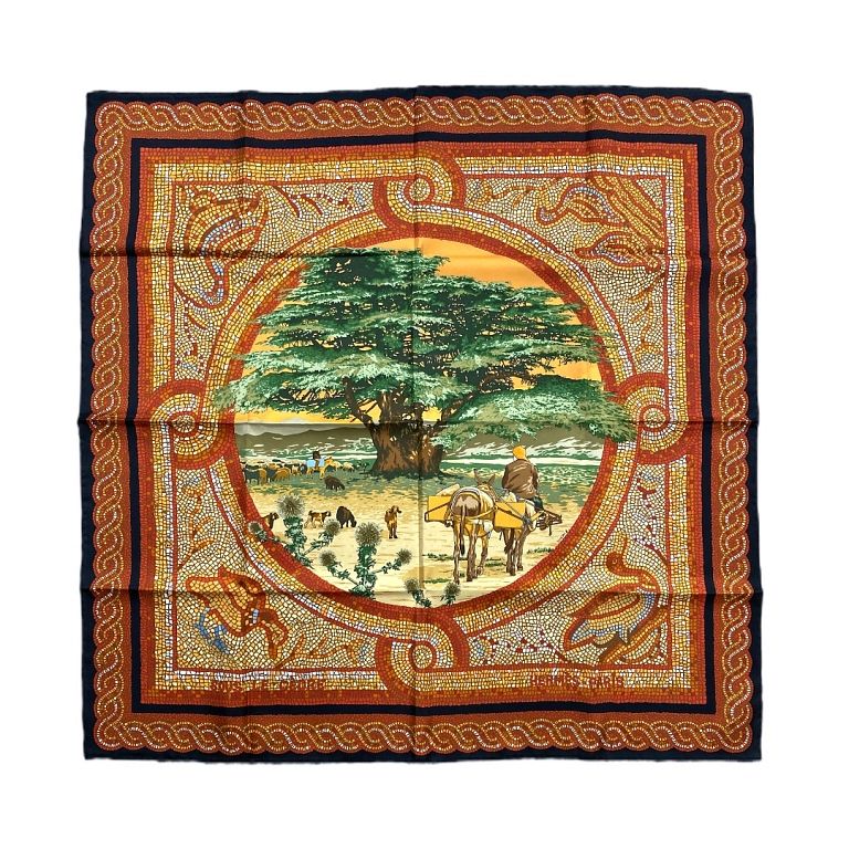 Appraisal: Hermes Scarf Hermes Scarf Measures Inches High x Inches Wide