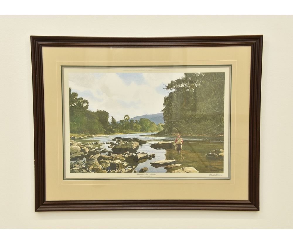 Appraisal: Ogden M Pleissner Artist Proof Ogden M Pleissner pencil signed