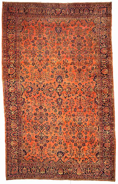 Appraisal: A Sarouk carpet Central Persia circa size approximately ft in