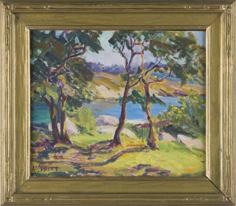 Appraisal: Edith Abbott MA CA - Gloucester Coast oil on board