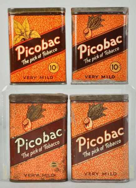 Appraisal: Lot of Picobac Pocket Tobacco Tins Condition Very Good -