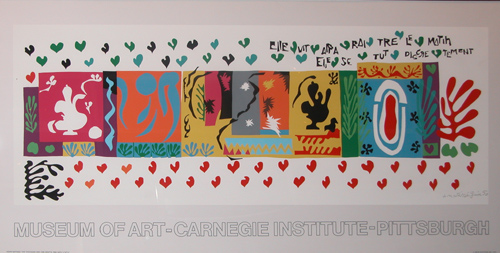 Appraisal: Nights Museum of Art Carnegie Institute Poster Matisse After Henri