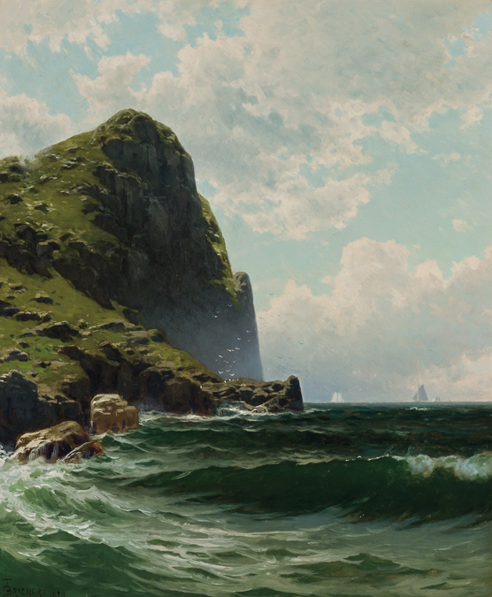 Appraisal: ALFRED THOMPSON BRICHER American - Brandith Head Grand Manan oil