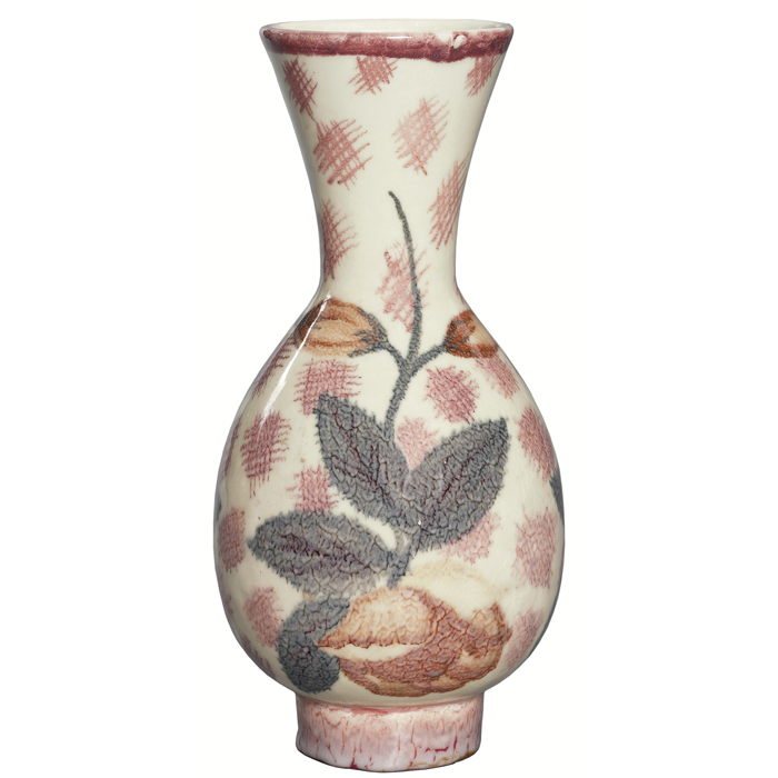 Appraisal: Kenton Hills vase bulbous form with flaring rim and a