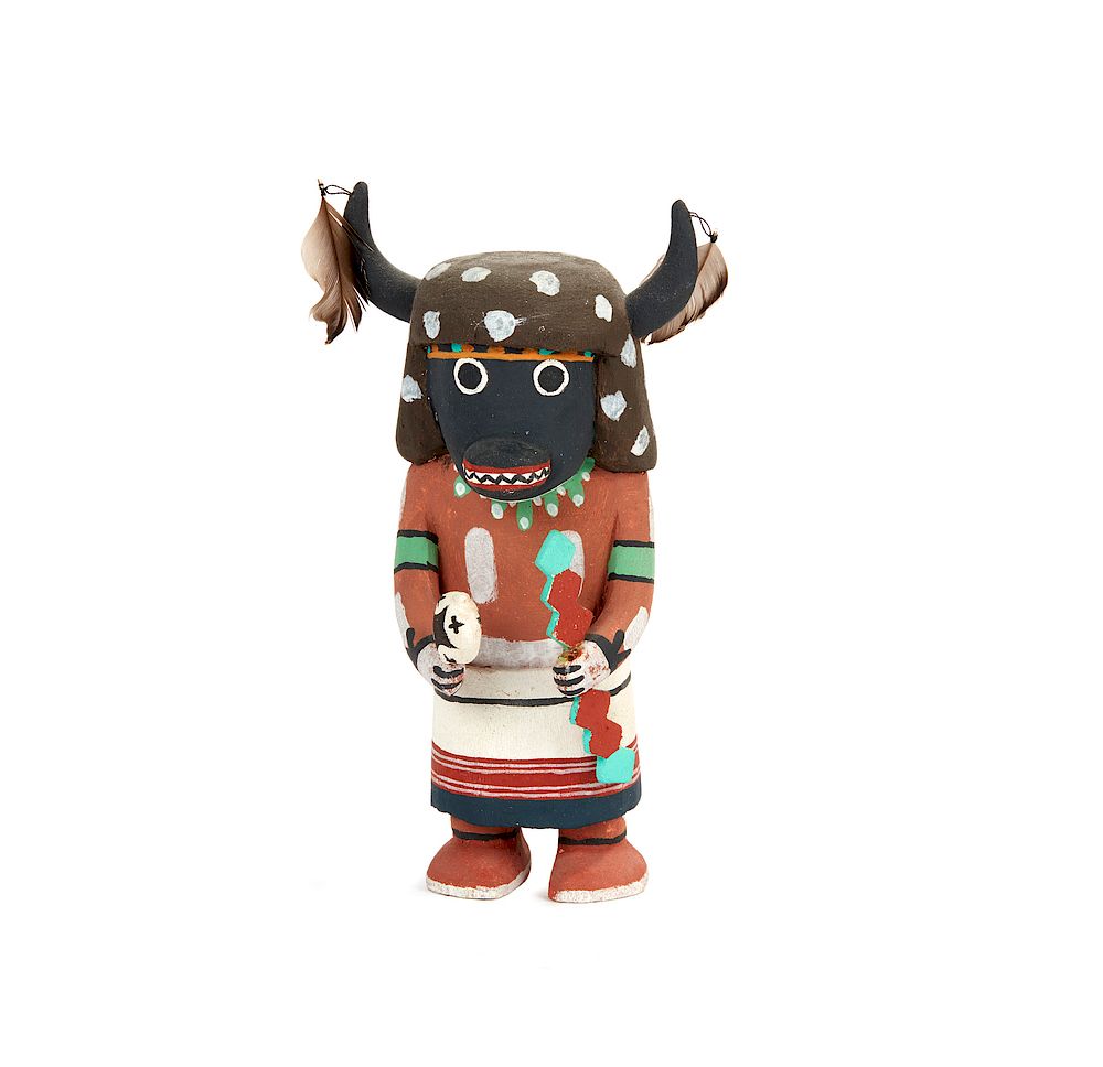 Appraisal: Hopi Buffalo Kachina Mosairu Neil David Sr Buffalo Kachina Mosairu