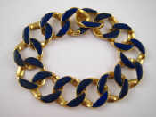 Appraisal: Cartier An carat gold and lapis lazuli bracelet hallmarked London