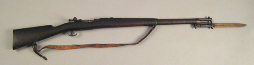 Appraisal: Ludwig Loewe Co Mauser mm rifle with bayonet straight bolt