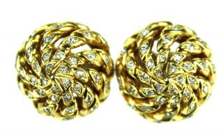 Appraisal: Original Pierre Sterle Karat Diamond Earrings Original Pierre Sterle Karat