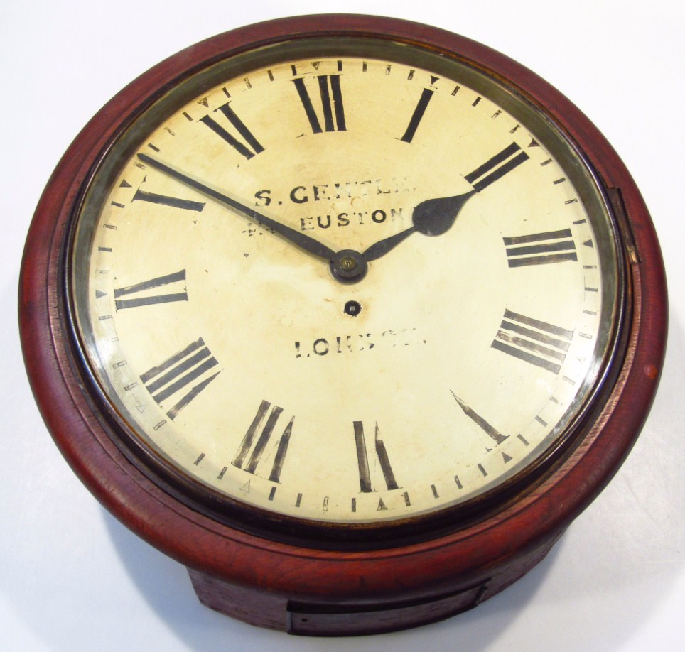 Appraisal: A thC fuse wall clock the cm dia dial signed