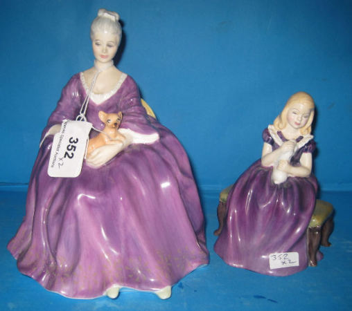 Appraisal: Royal Doulton Figures Charlotte HN and Affection HN