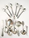 Appraisal: STERLING LOT - Thirteen piece lot of misc sterling includes