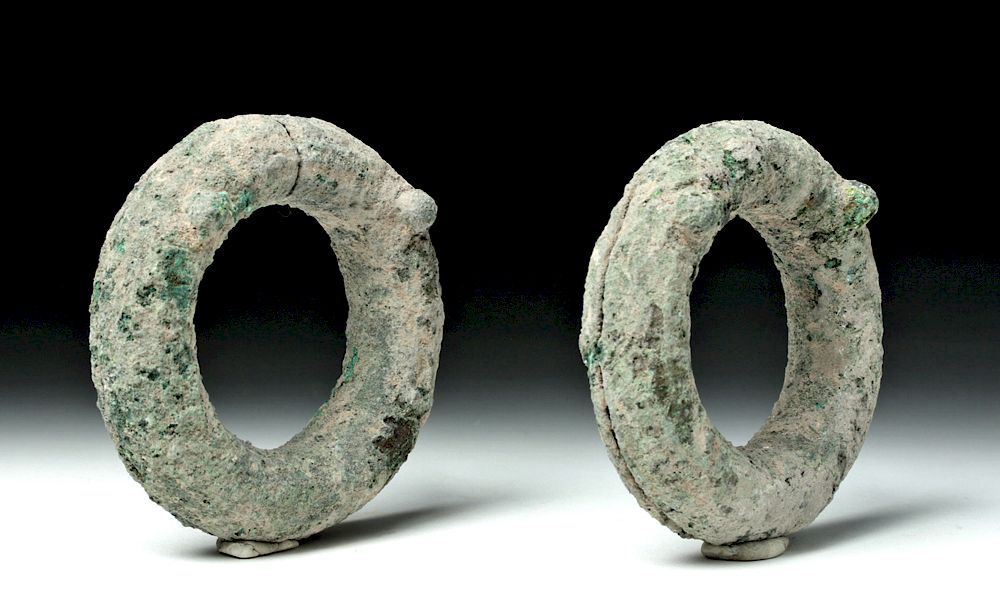 Appraisal: Lot of Thai Ban Chiang Bronze Bracelets Originally Listed At