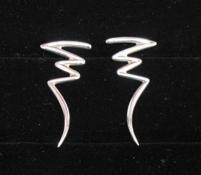 Appraisal: PALOMA PICASSO FOR TIFFANY CO A PAIR OF HALLMARKED SILVER