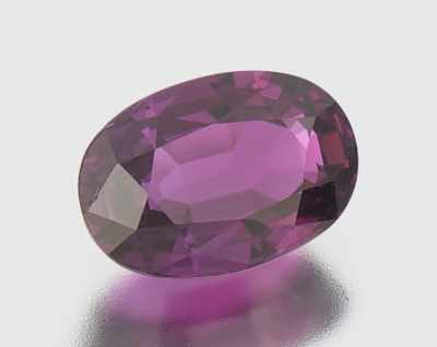 Appraisal: An Unmounted Ruby Oval faceted cut weighting carat Origin Thailand