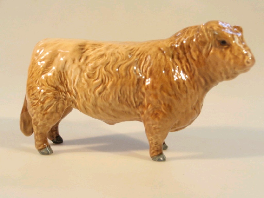 Appraisal: Beswick Galloway Bull C Silver Dunn