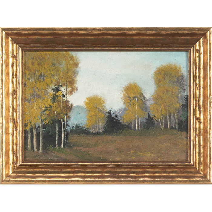 Appraisal: John Aubrey Speer American - Western Aspens c oil on