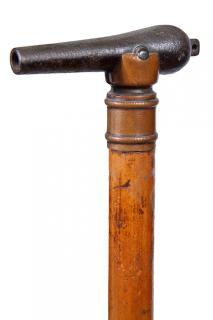 Appraisal: Early Cheroot Cannon Cane- Ca - Much like the previous