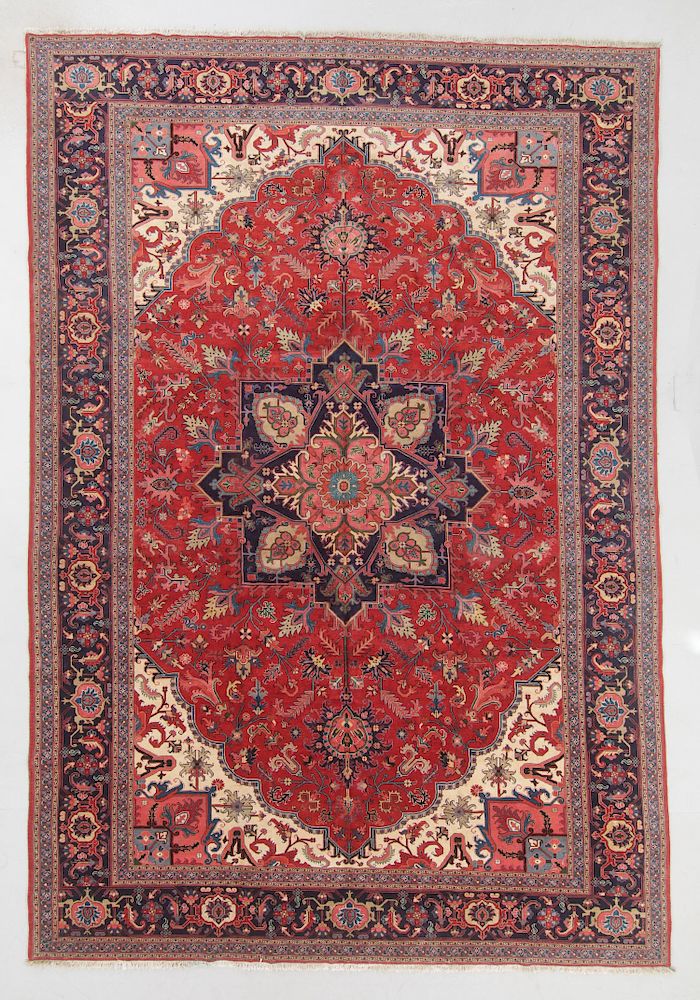 Appraisal: Vintage Serapi Rug Persia ' '' x ' '' Vintage