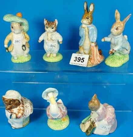 Appraisal: Beswick Beatrix Potter Figures comprising Tom Kitten Peter and the