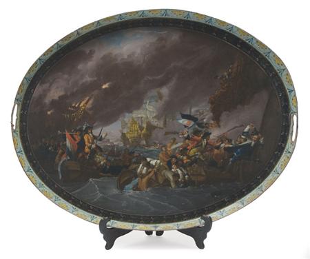 Appraisal: George III Tole Painted Tea Tray Estimate -