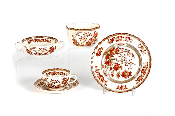 Appraisal: A Spode Copeland dinner service in the India Tree pattern