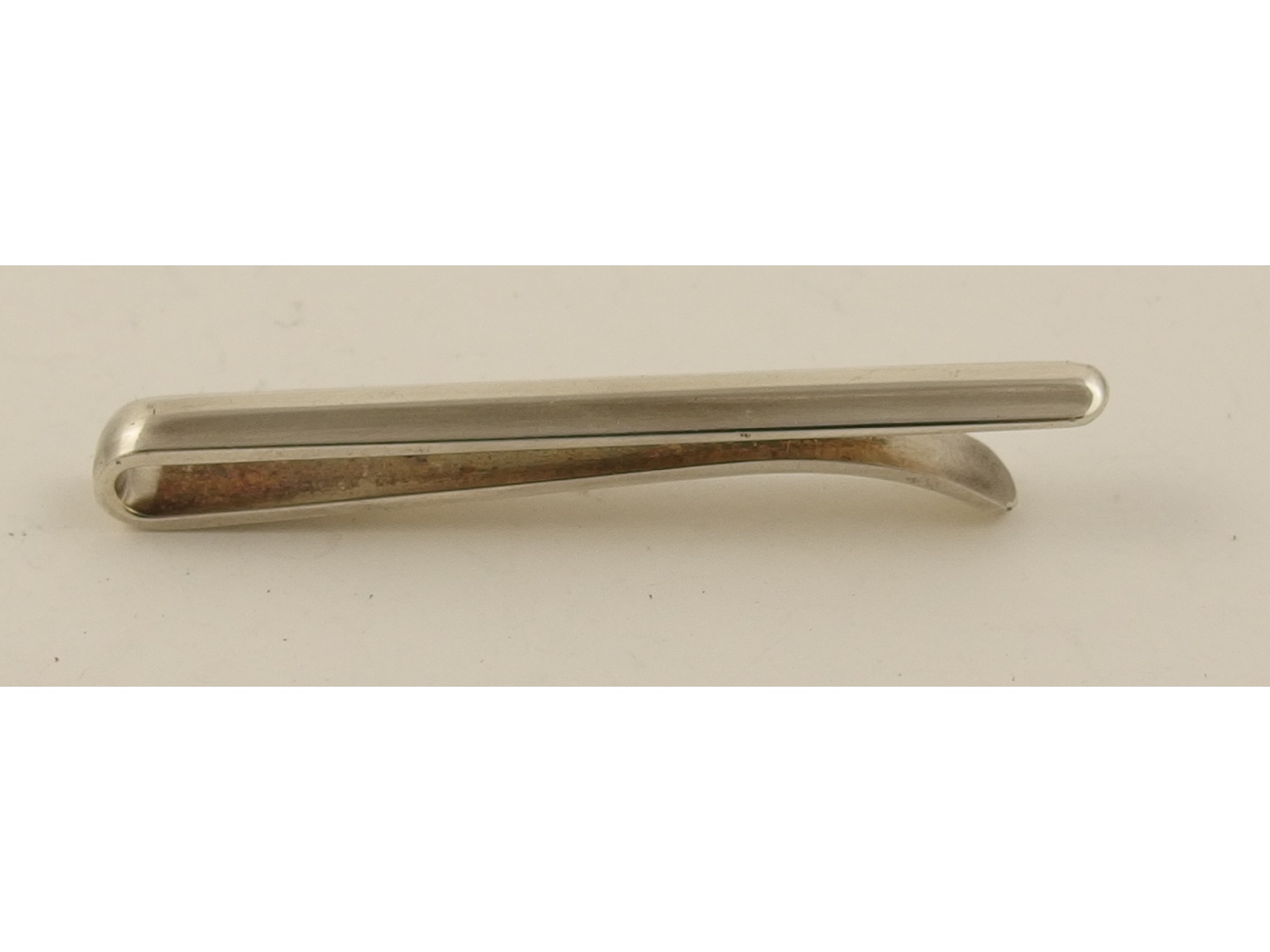 Appraisal: A silver Georg Jensen tie clip