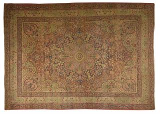 Appraisal: A HERIZ STYLE CARPET A HERIZ STYLE CARPET th century