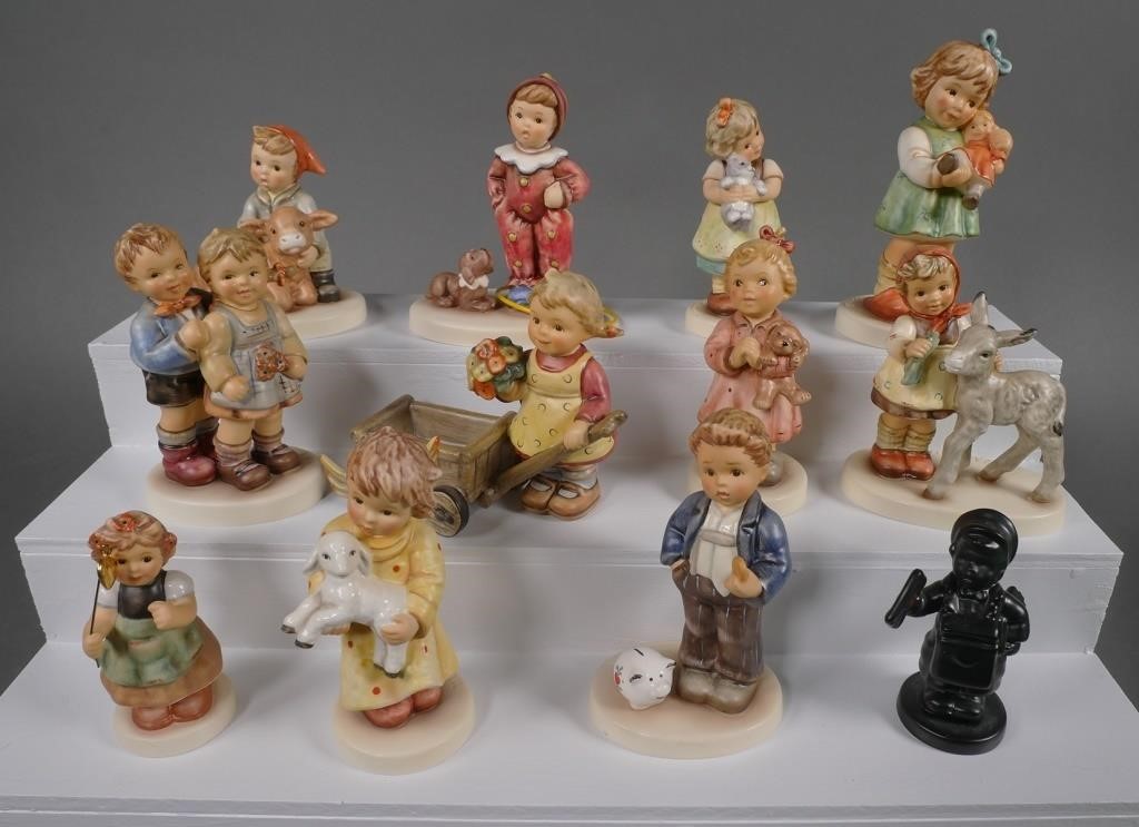 Appraisal: Collection of Hummel figurines TMK- Hummels included Little TLC Hum