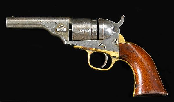 Appraisal: A Colt round barrel conversion revolver Serial no centerfire inch